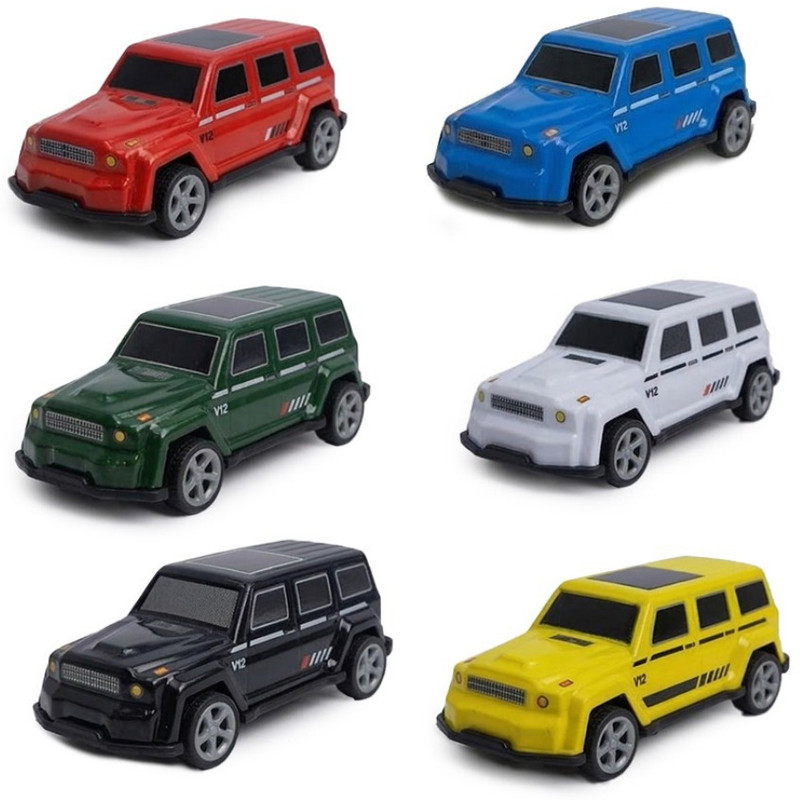RAD CARTEL Pack of 6 Pull Back Mini Metal Cars Racing Toy Set for Kids Boys Girls(Multicolor, Pack of: 6)