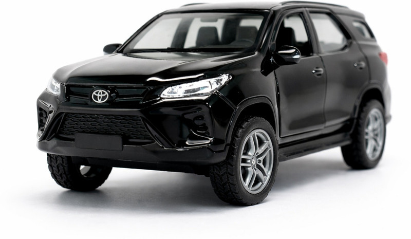 HRY Luxury SUV Style Toyota Fortuner Toy Car with Realistic Design – Black(Black, Pack of: 1)