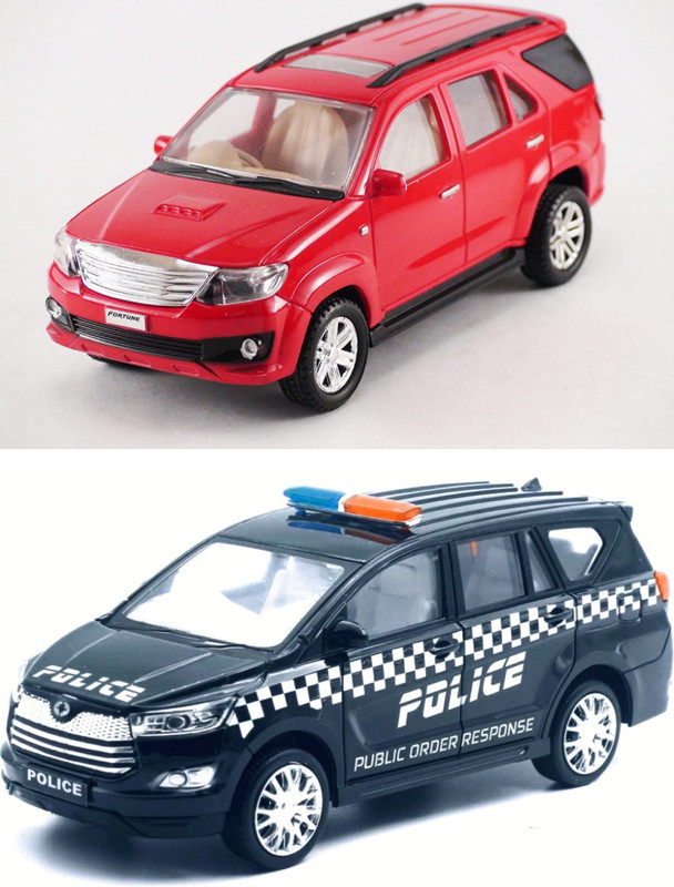 viaan world Combo Pack Of PULLBACK ( Ambassador Car & Fortune ) SUV Toy for Kids(Red, Black, Pack of: 2)