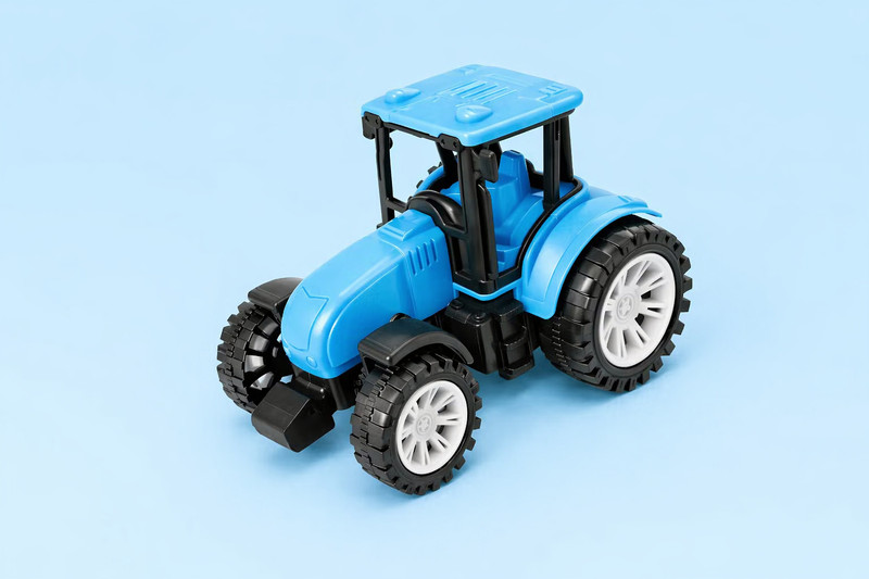 kikiji mini kids plastic tractor toy(1 pics)(Blue, Green, read, Yellow, Pack of: 1)