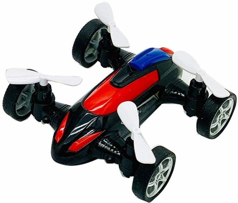 FORSIKHA 360 Wings Rotation Friction Powered Push and Go Drone Car Toy Moving Fans(Multicolor, Pack of: 1)