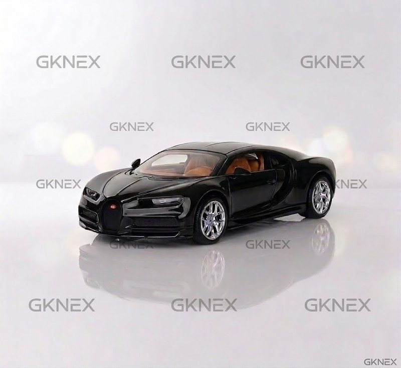 GKNEX 1:36 Bugatti Chiron Diecast Metal Toy Car Model Black Luxury Sports Car(Multicolor, Pack of: 1)