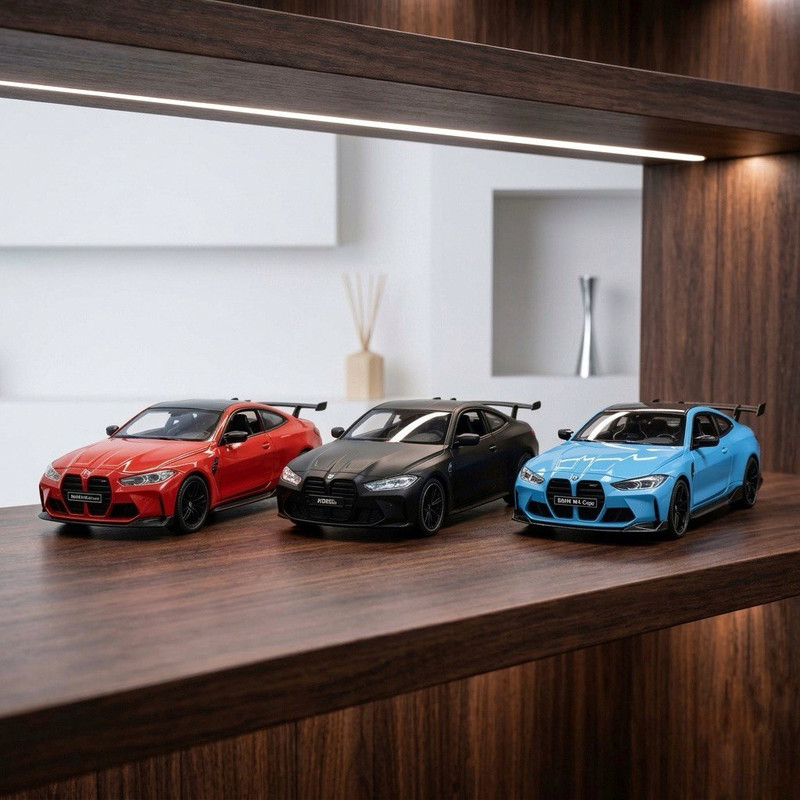 Zuuluzrs 1:32 Scale BMW M4 Realistic Metal Toy Car Diecast(Multicolor, Pack of: 1)