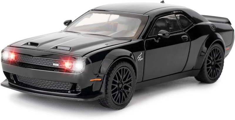 Ragiluxe 1:32 Dodge Challenger Toy Car with Light and Sound(Multicolor, Pack of: 1)