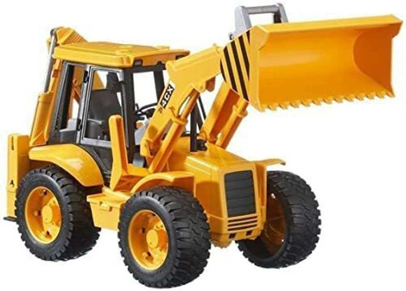 DIANOR 2 in 1 JCB Exclusive Friction Power Construction Series Construction Vehicles(Yellow, Pack of: 1)