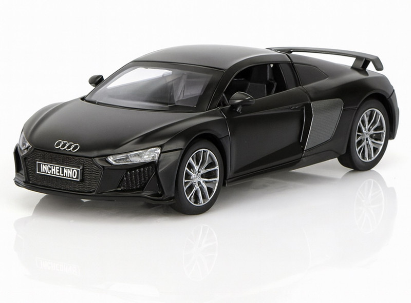 SQUIDSY 1:32 Scale Audi R8 Toy Car Diecast Metal Pullback with LED Light & Music(Black, Pack of: 1)
