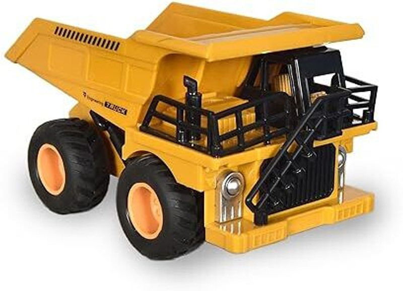 Aganta Truck Dumper Construction Toy Vehicle Realistic Simulation Moveable Part for kid(Yellow, Pack of: 1)