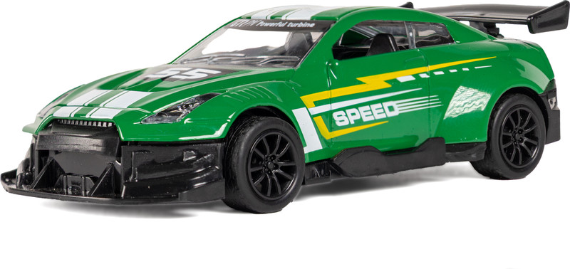 PRO WHEELZ Speedo Die Cast Car 1:43 Pull Back Metal Toy Car for Kids(Green, Pack of: 1)