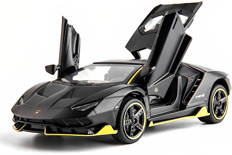 NestyFox CAR-132-LAMBO-MTL-BLK(Black, Pack of: 1)