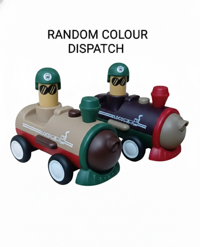 Vanshecommerce Loco-Loco Friction Powered Pull-Back Toy Train for Toddlers(Multicolor, Pack of: 1)