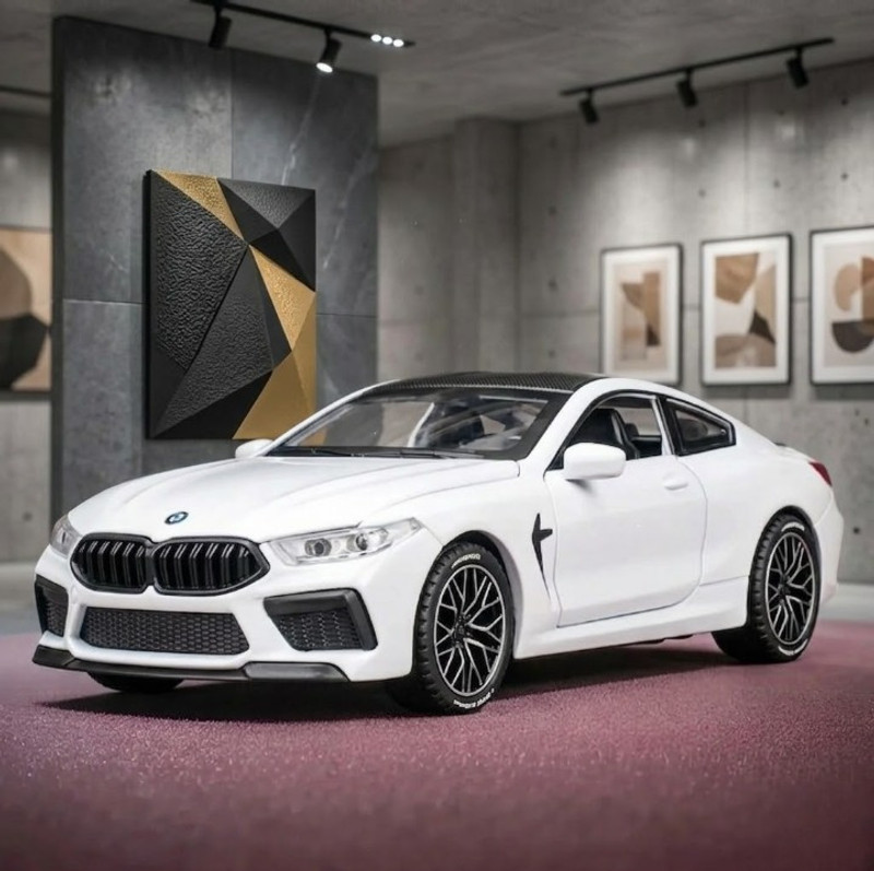GKNEX BMW M8 Metal Toy Car 1:32 Scale Black Diecast Car Model For Kids(Multicolor, Pack of: 1)
