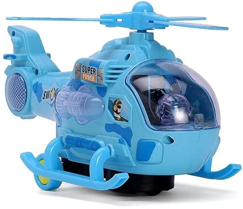 JOLARY Musical Helicopter Sound Toy for Kids with Colorful Lights(Multicolor, Pack of: 1)