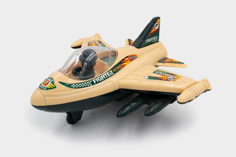Toy Bharat Fighter Plane |Friction Power Fighter Plane Toy|Intractive Toys For Kids(Multicolor, Pack of: 1)