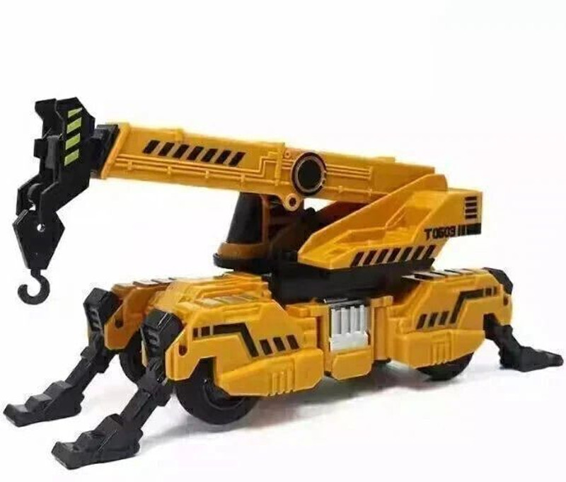 NIJEK STORE Friction Powered Lifting Crane Toy Movable Wheel Support Construction Vehicles(Multicolor, Pack of: 1)