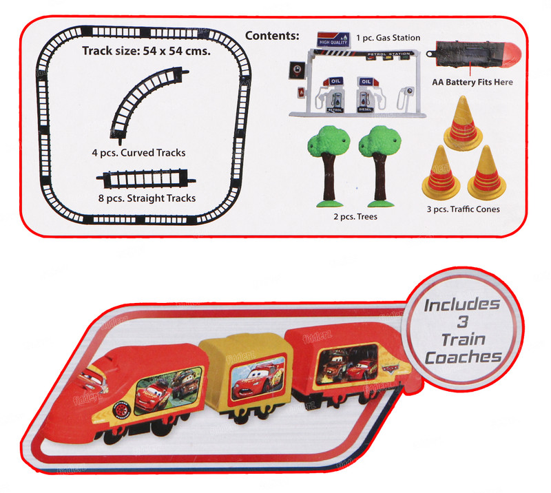 FIDDLERZ 21 Pcs Racing Battery Operated Bullet Train with Tracks Bridges & Trees for Kids(Multicolor, Pack of: 1)
