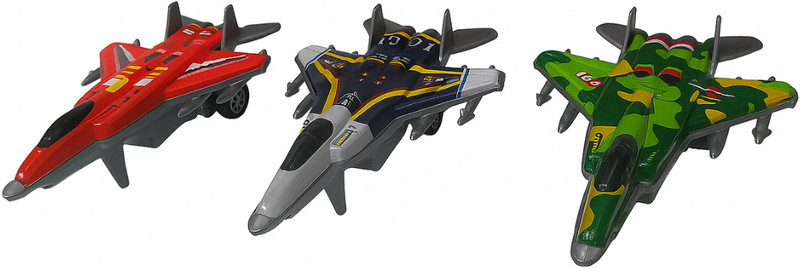 Arizuul Toy Jet Fighter for Kids with Action Features, Rotating Parts(Red, Blue, Green, Pack of: 1)