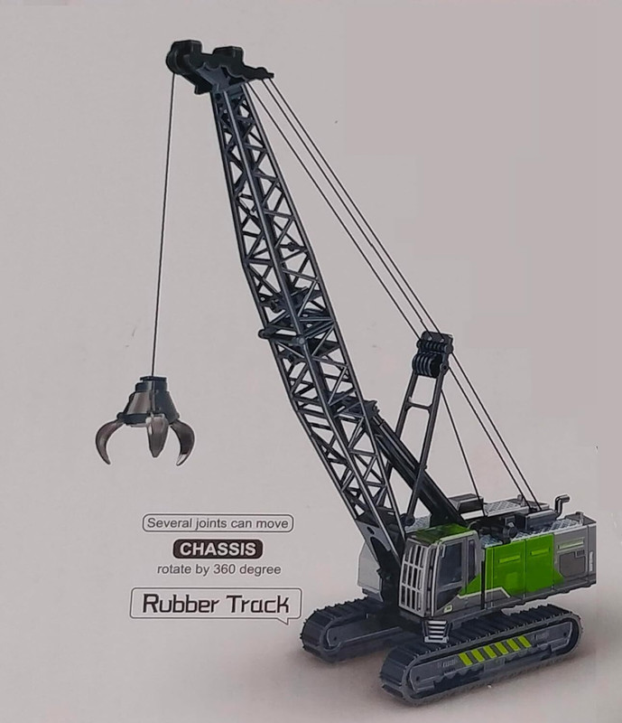 Ragiluxe Kids Engineering Crane Truck Toy with Long Arm and Grabber Hook(Multicolor, Pack of: 1)