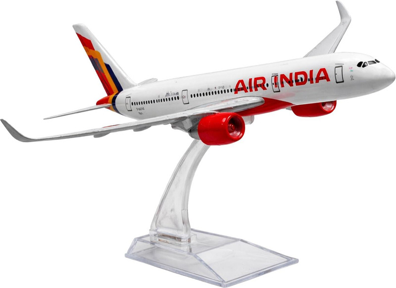 FunBlast A350 Air India Diecast Airplane Miniature Model Only for Display, Size -16 Cm(Multicolor, Pack of: 1)