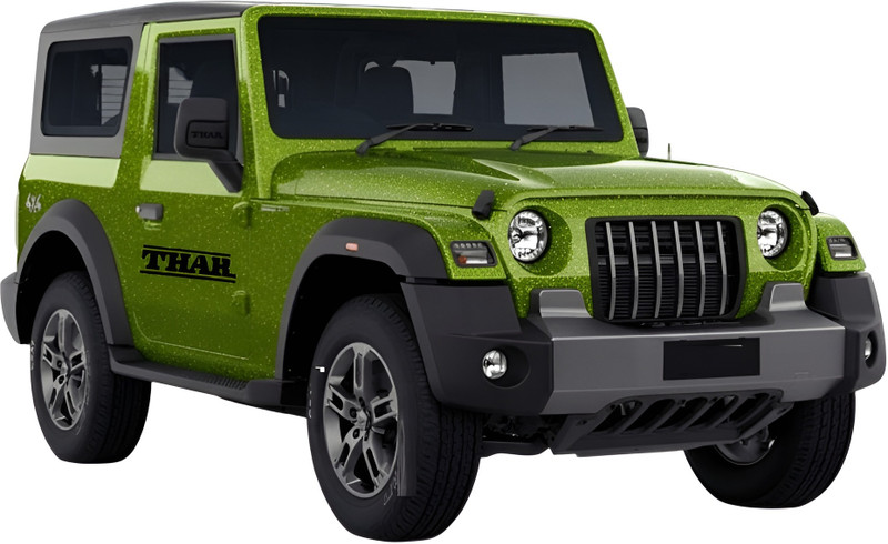 Gift Mania THAR Kids Metal Die Cast Car Toy Pull Back Action with Opening Doors(Green, Pack of: 1)