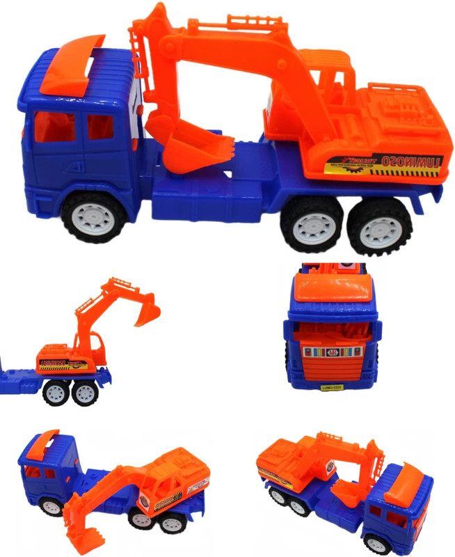 CSPARK BAND Push and Go Run Fast Truck Toy for Kids, (Pack Of 1)Made In India.(Orange, Pack of: 1)