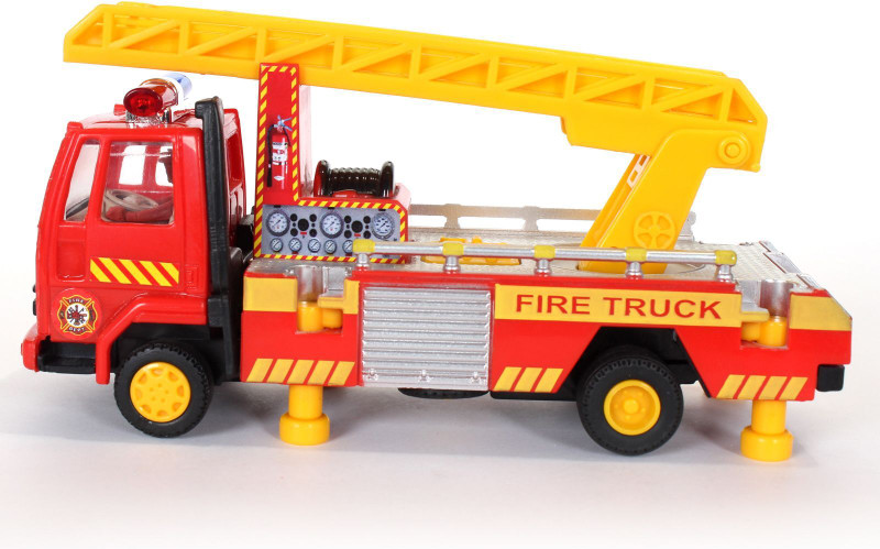 VJMART Fire Truck Toy | Fire Ladder Truck Toys for Kids(Red, Pack of: 1)
