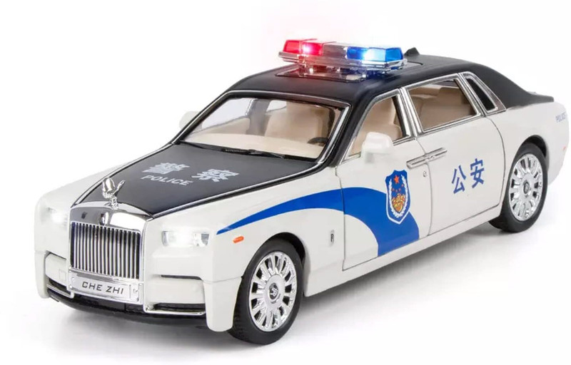 FUNABLO Metal Pull Back Die-cast Car 1:32 Rolls Royce CULLINAN Diecast Metal Toy car(Golden)