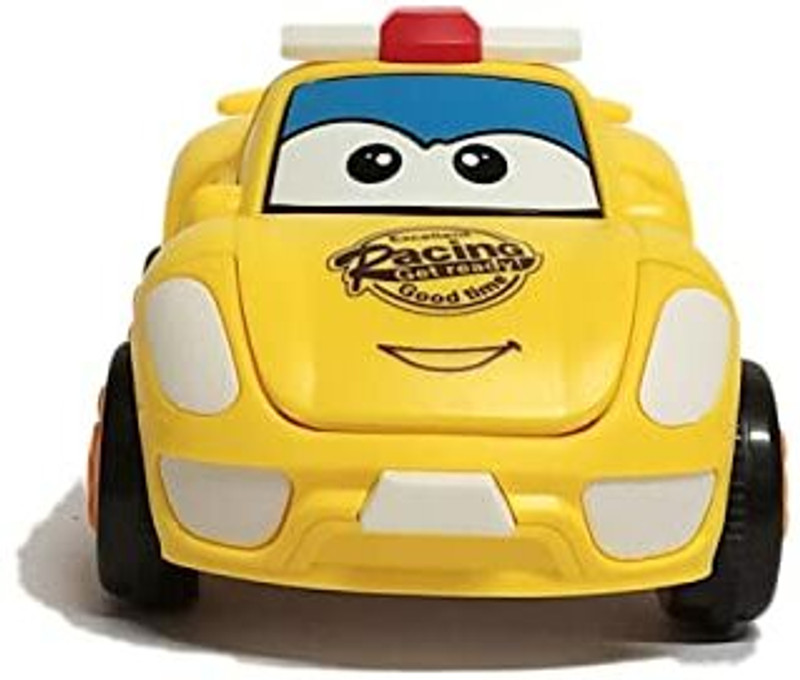 MAGNUM Cartoon Mini Racing Transforming Car to Robot and Robot to Car Toy for Kids(Multicolor, Pack of: 1)