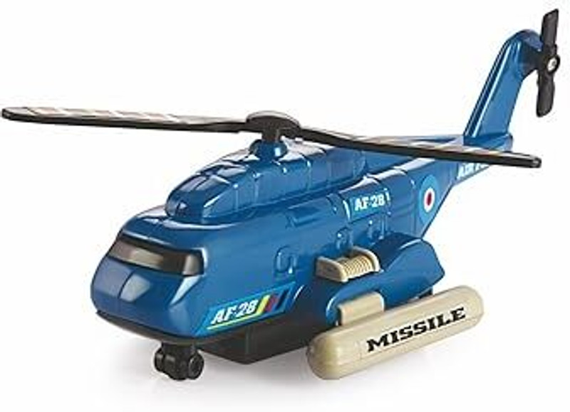 Toyterra IAF Helicopter Toy – Pullback Action for Kids 3+(Multicolor, Pack of: 1)