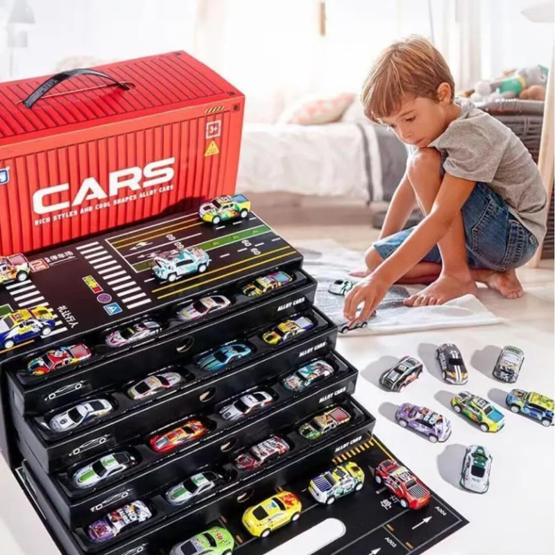 Whipbird 48 Pcs Pull Back Wheels Small car hot Collection mini car Set for Kids(Multicolor, Pack of: 1)