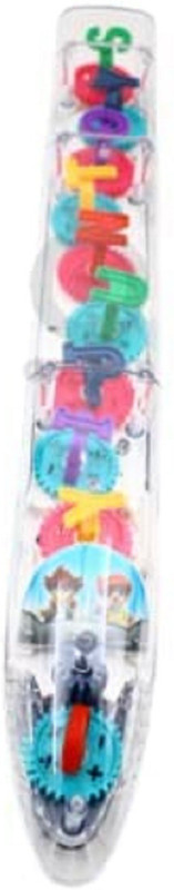 NIYAMAT Transparent Long Mechanical Gear Long Train with Colorful Light(Multicolor, Pack of: 1)