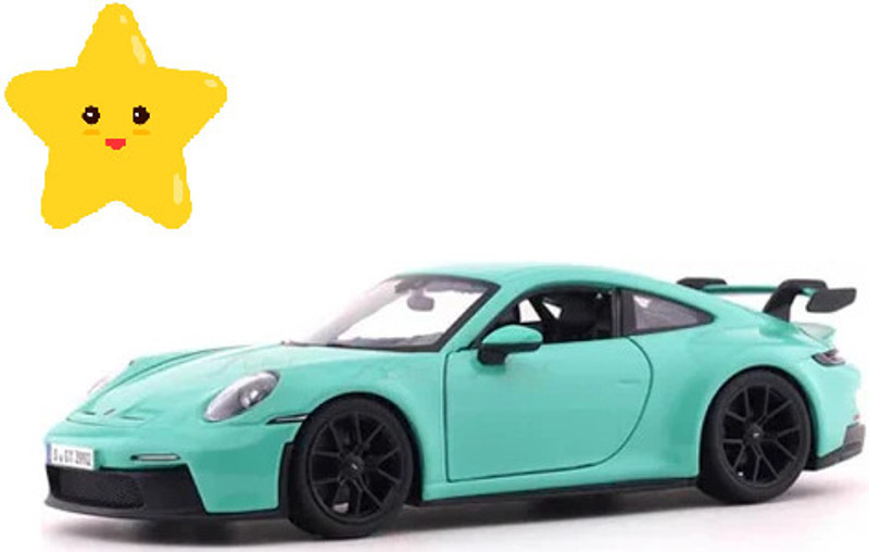 GKNEX Porsche 911 GT3 Sports Car Toy Metal Diecast Model for Collection & Display(Multicolor, Pack of: 1)