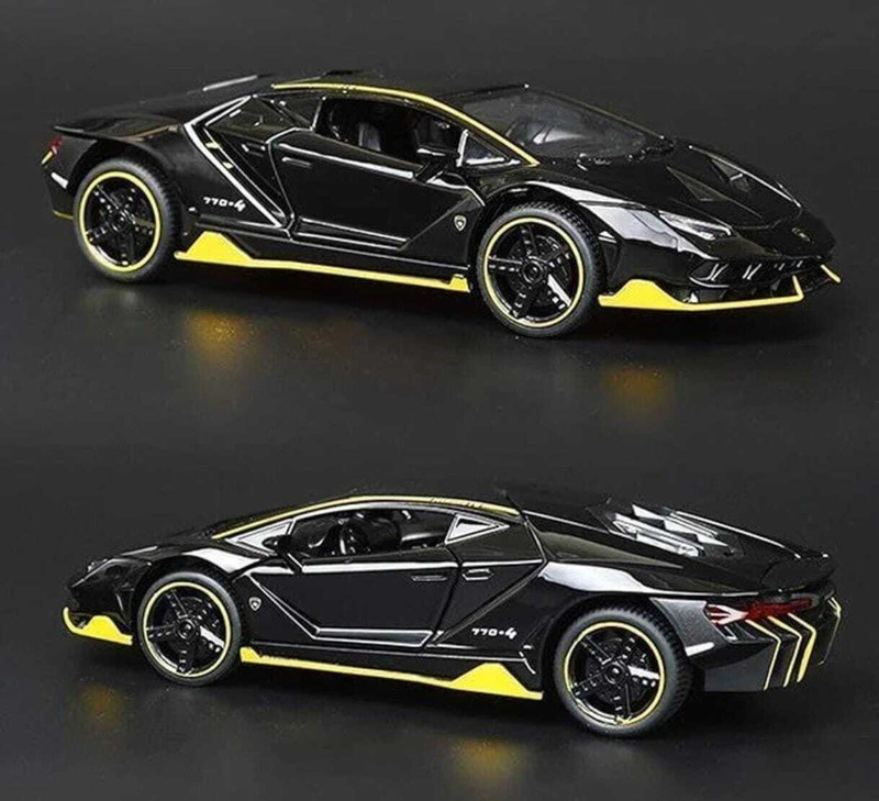 Stambh Lamborgini (1:24)(Black, Pack of: 1)