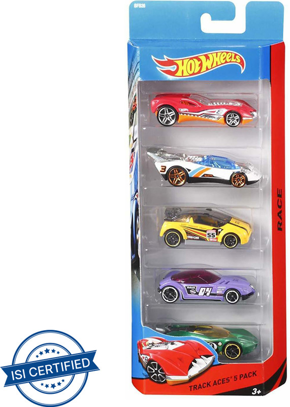HOT WHEELS 5 car gift pack(Multicolor, Pack of: 5) - 33% off at DetectaDeal