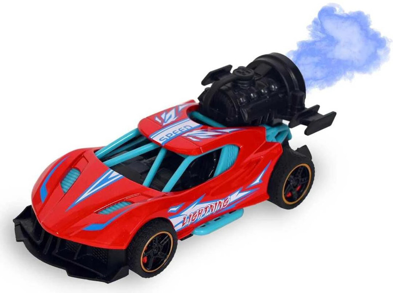 UBLGIFT&CREATIONENT DIE CAST SMOKE CAR TOY(Red, Pack of: 1)
