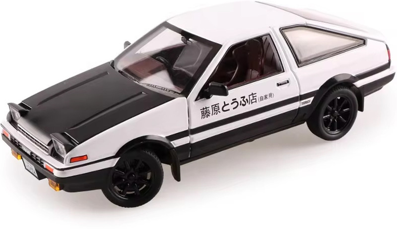 SVE 1/32 Toyota Trueno AE86 Initial D Model Car, Zinc Alloy Pull Back Toy Car(Multicolor, Pack of: 1)