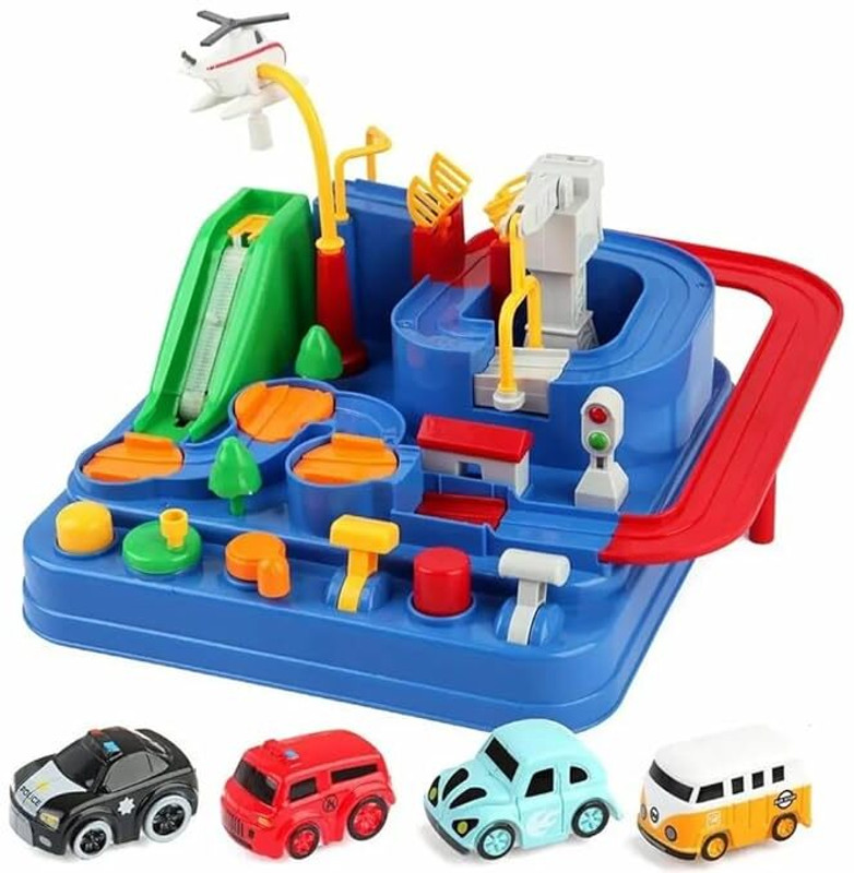 Mayneisha Car Race Tracks Adventure Toys for 3+ Year Olds(Multicolor)