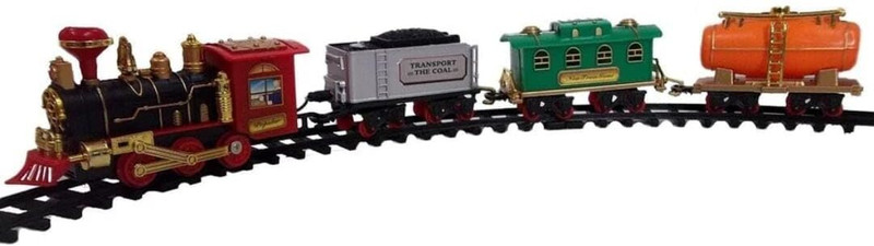 Suvaniq Choo Choo Classical Steam Train Set with Smoke Light & Sound(Multicolor, Pack of: 1)