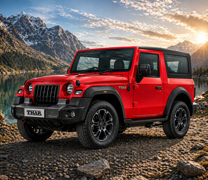 D-fix 1:32 Scale Diecast Metal Thar Jeep Toy Car with Pull Back Action,(Multicolor, Pack of: 1)