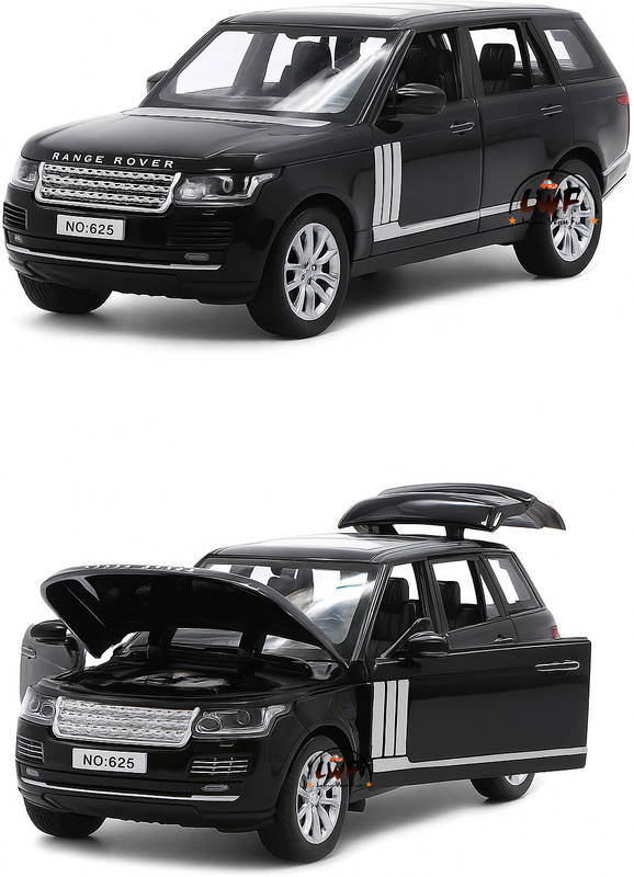Learn With Fun 1:36 Scale Die-cast Metal Model Range Rover Sport Pull Back Car Toy(black and Blue, Pack of: 1)