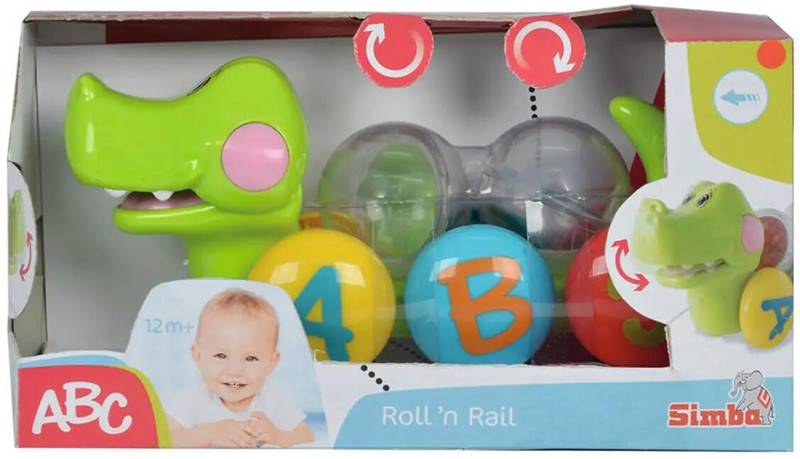 SIMBA Roll n Rail ABC Toy 12m(Multicolor, Pack of: 1)