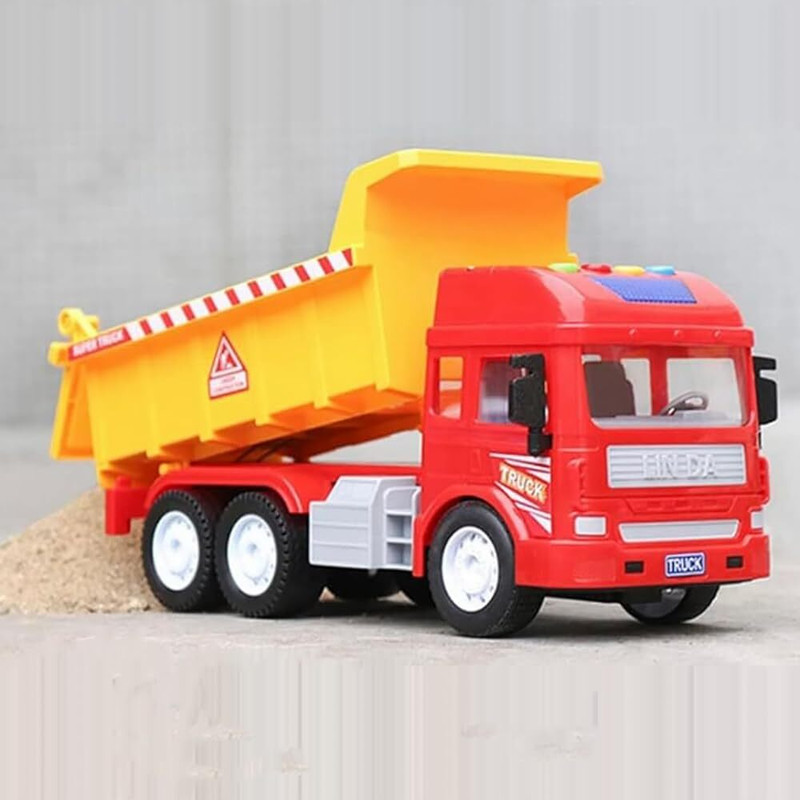 MIRTONICS Unbreakable Big Size Dumper Truck Toys Construction Set Truck Toy for Kids(Yellow, Pack of: 1)