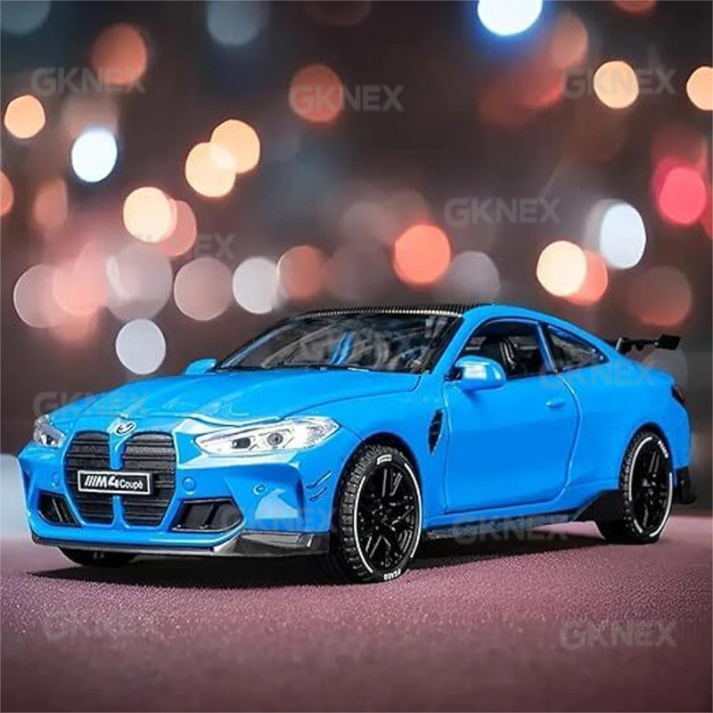 GKNEX Best Toy Car 1:32 BMW M4 Alloy Die-Cast Model Car Sound, Light, Pull Back Action(Multicolor, Pack of: 1)