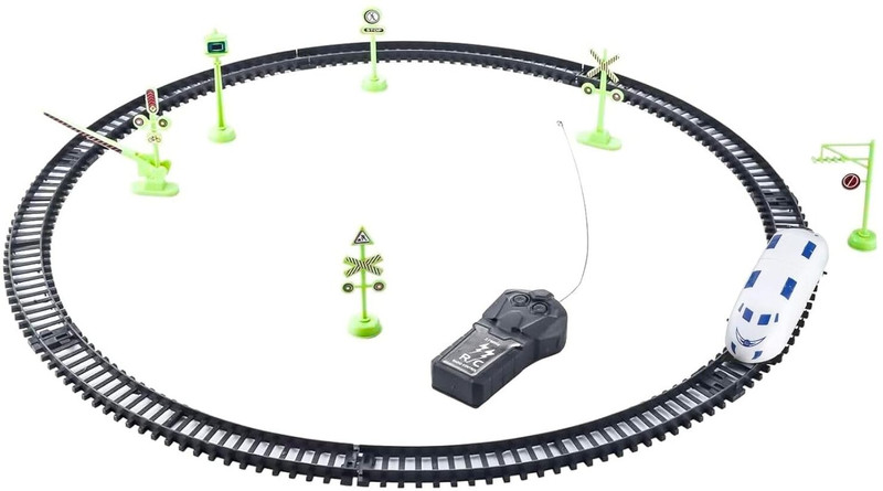 BKDT Marketing Train Toy with Remote for Kids - High Speed Train, Track Set for Kids Sets(White, Pack of: 1)