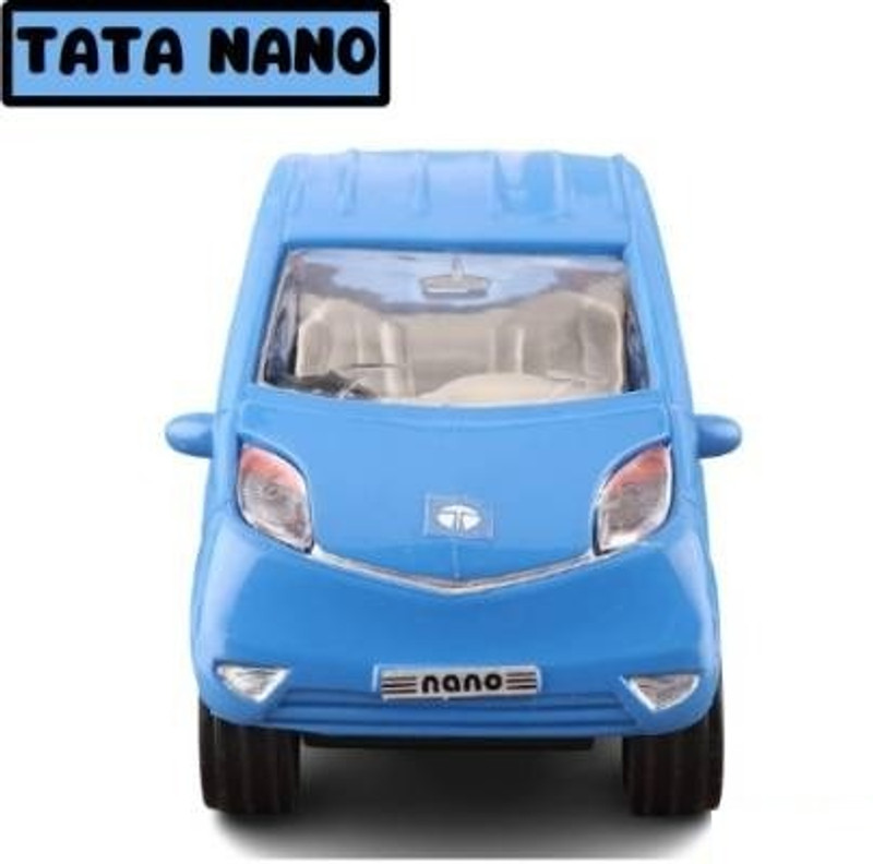 centy TATA NANO Miniature Pull Back Car With Doors Openable(Blue, Pack of: 1)