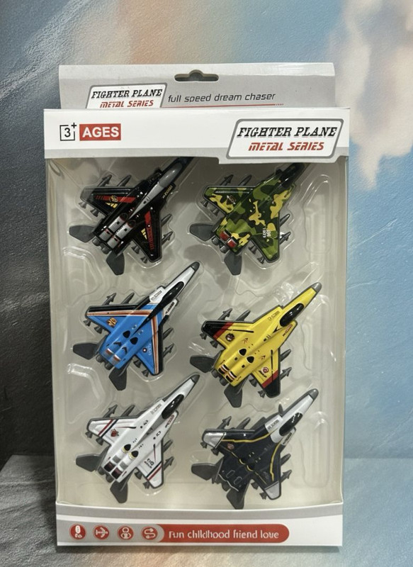 kids kingdom Fighter jet 6pcs(Multicolor, Pack of: 6)