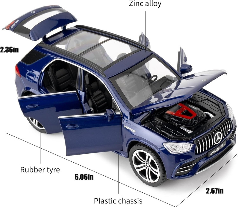 Zuuluzrs Naya brand model mercedes AMG GLE 63S Metal Car SUV Model Car Toy(Multicolor, Pack of: 1)