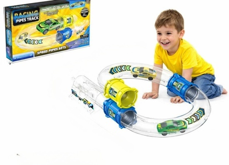 KinderTales Power Pipes Cars Dual Barrel Kids(IND*3272) Children Toy(Multicolor)