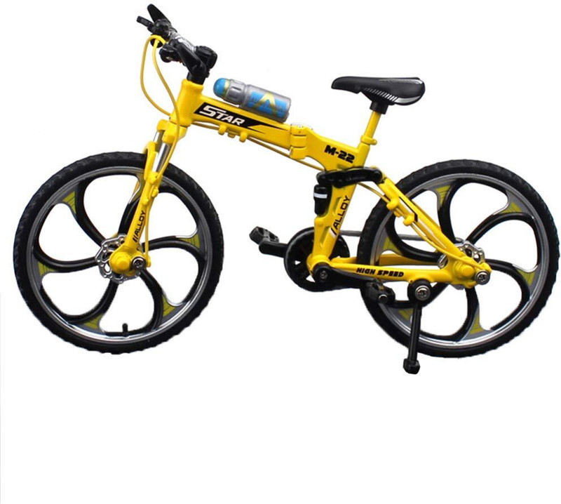 PANSHUB Alloy Mini Retro Style Classic Bicycle Toy Mini Bicycle(Multicolor, Pack of: 1)