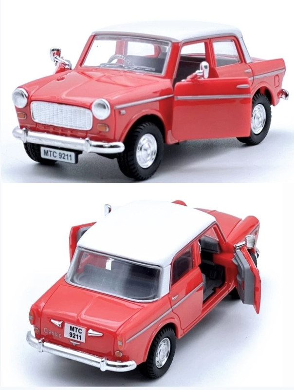viaan world Super Classic 70's Beauty With Door Openable Car Toy(Red, Multicolor, Pack of: 1)