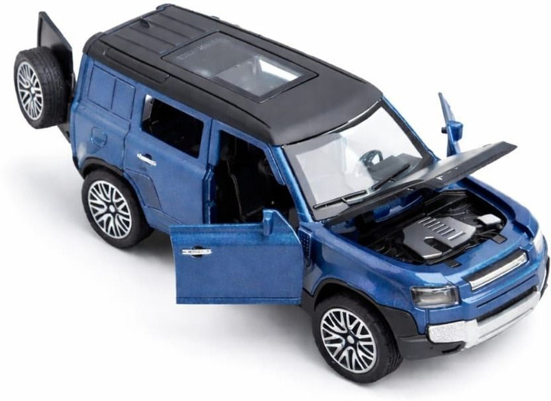 GS creation 1:32 Scale Alloy Die-Cast Metal Defender Car Toy for Kids(Blue, Pack of: 1)